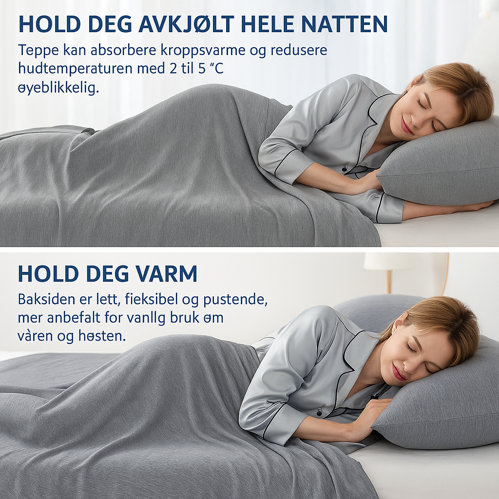 Cooling Blanket with Long-Lasting Cooling Effect
