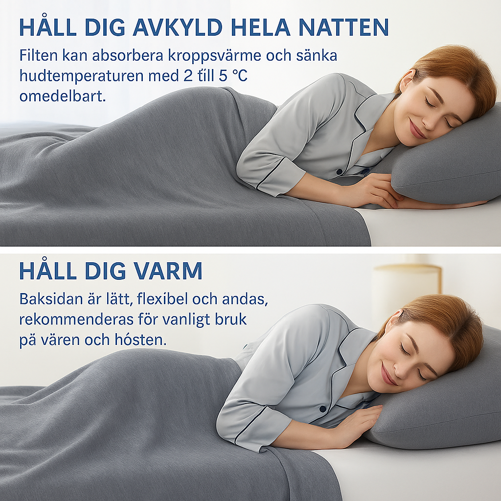 Køletæppe med langvarig kølende effekt